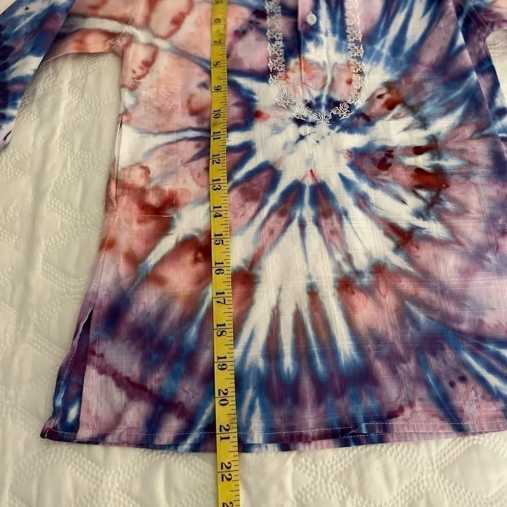 Girls hand crafted tie dyed tunic top